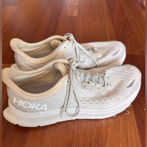 Hoka White Running Shoes